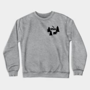 USA WEBBiT Outdoors Crewneck Sweatshirt